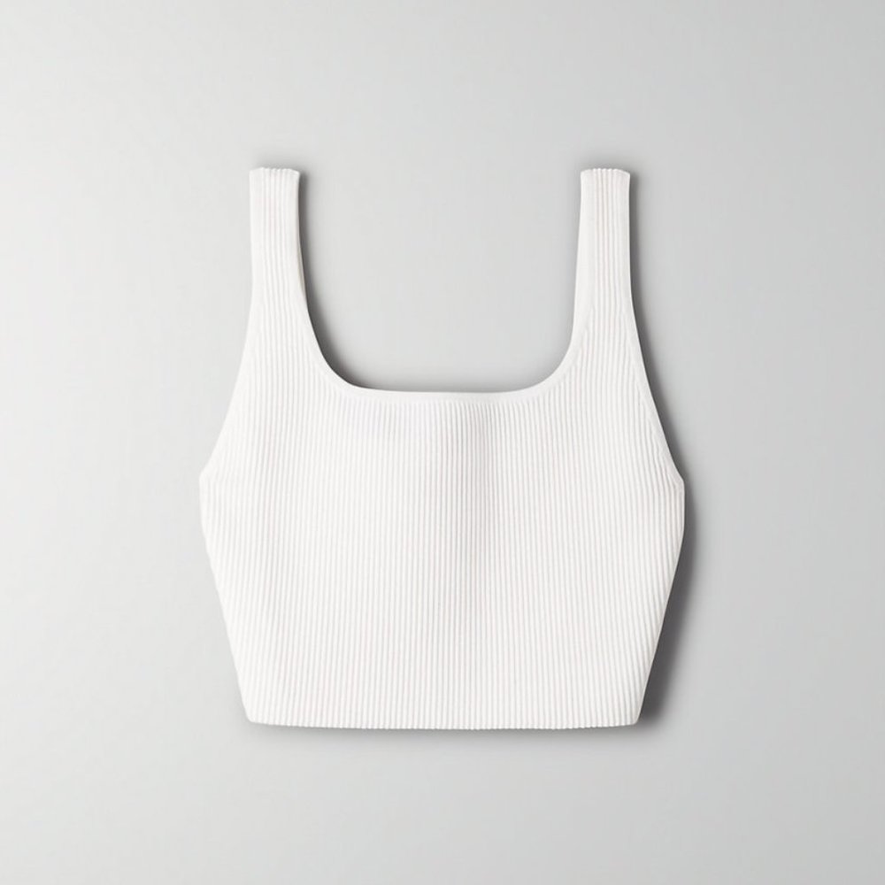*NWOT* Aritzia Babaton Sculpt Knit Tank - White